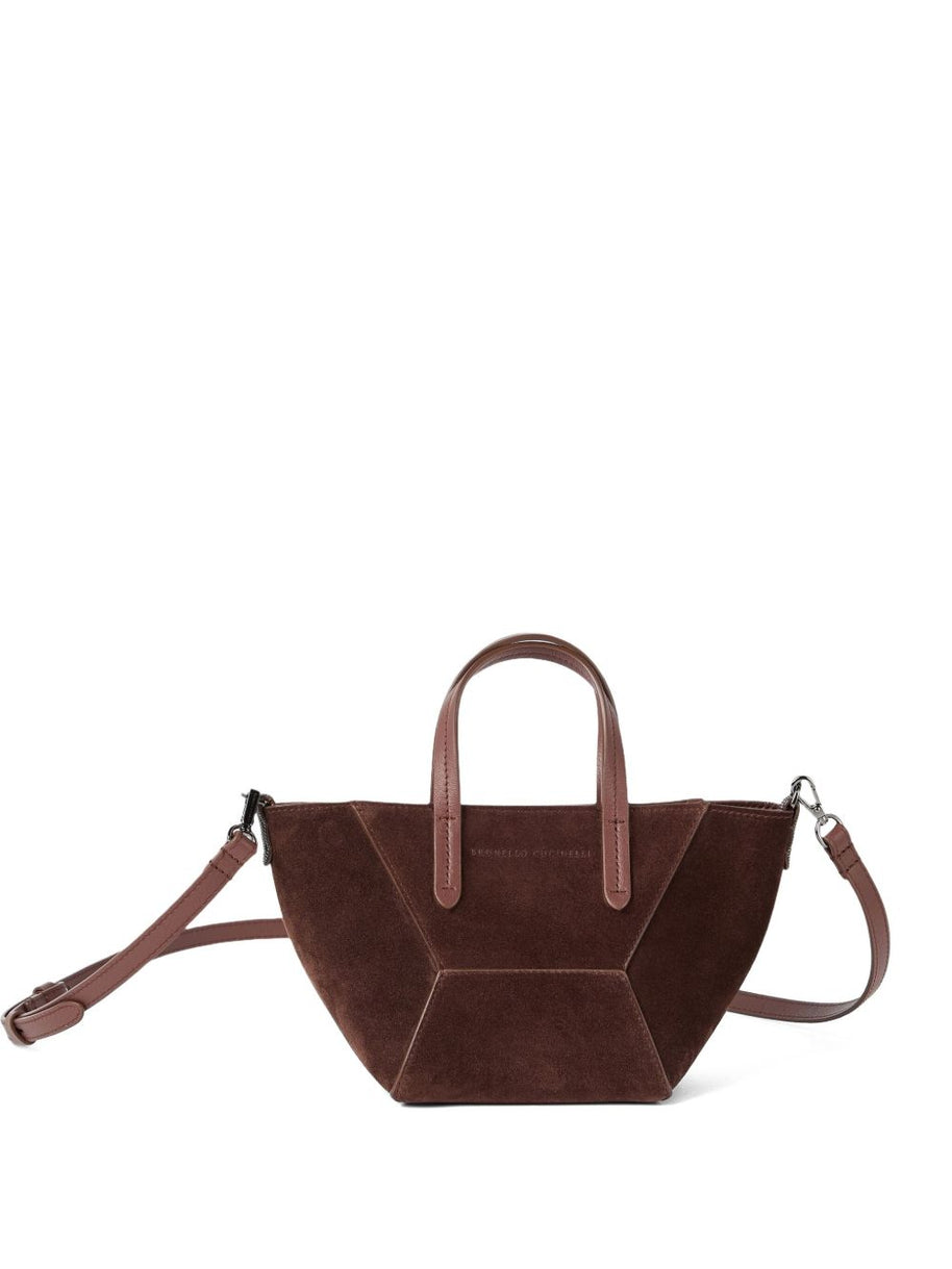 Brunello Cucinelli BC Duo Mini Suede Bag