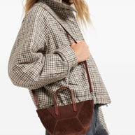 Brunello Cucinelli BC Duo Mini Suede Bag