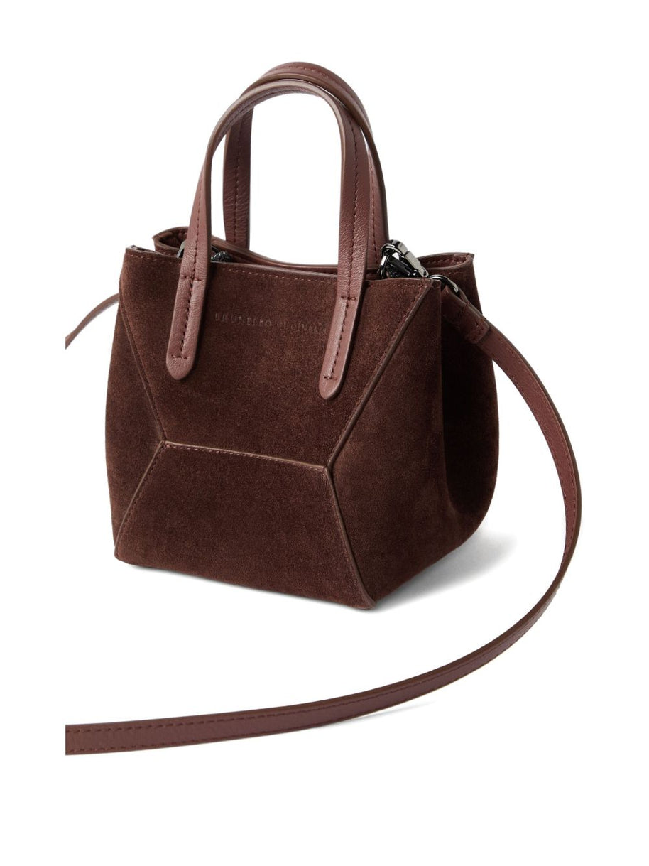 Brunello Cucinelli BC Duo Mini Suede Bag