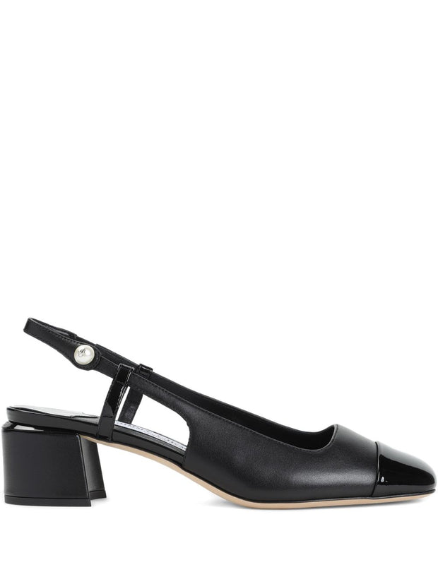 Jimmy Choo Elisa Patent Leather Slingback Pumps - Black