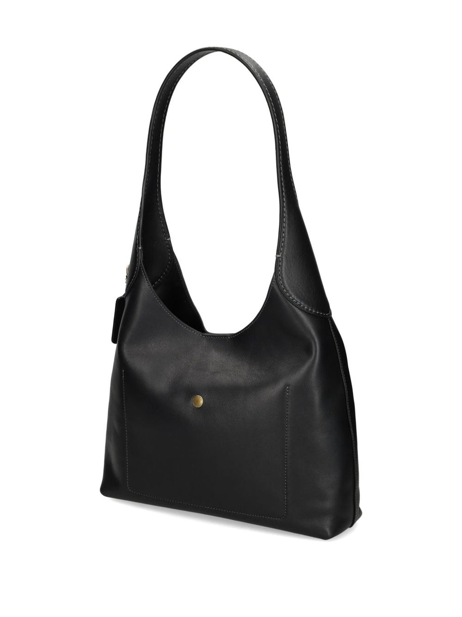 Coach Brooklyn 28 Leather Hobo Bag - Black