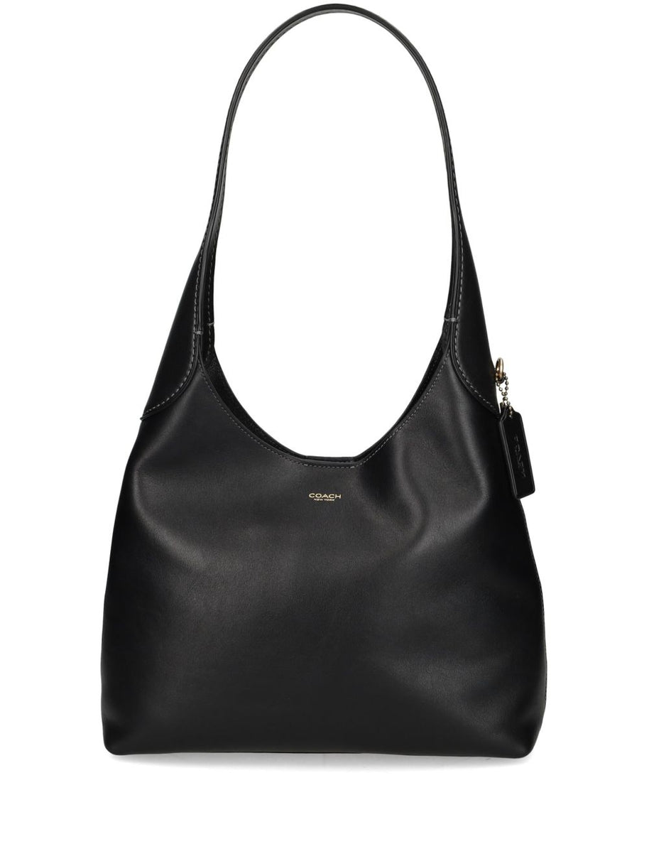 Coach Brooklyn 28 Leather Hobo Bag - Black