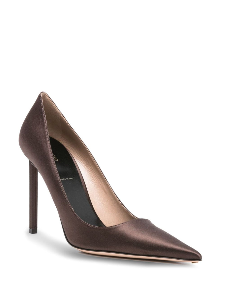 Tom Ford Satin Pumps - Brown