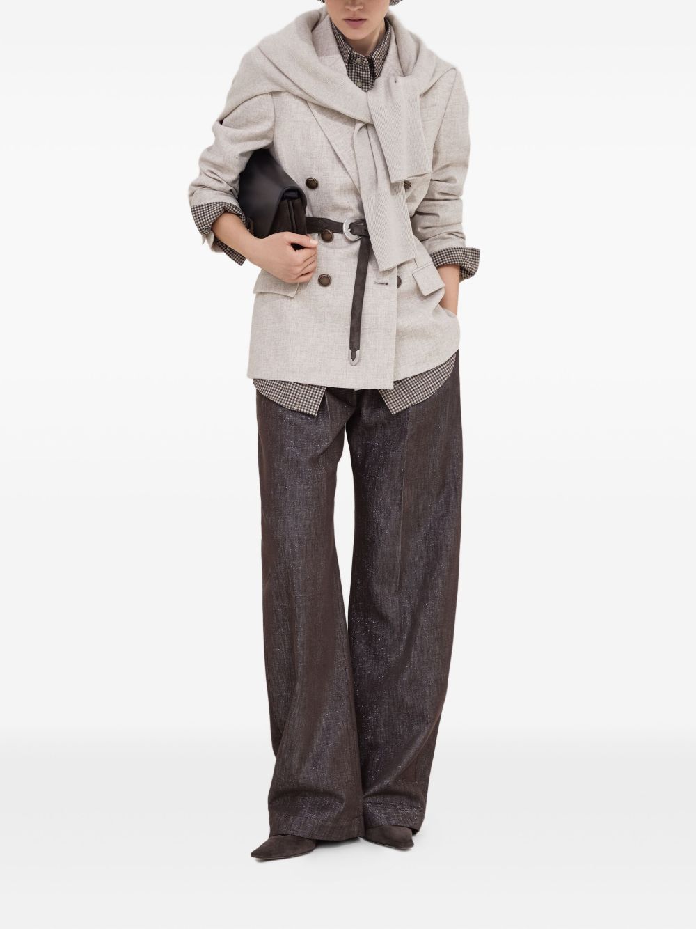 Brunello Cucinelli Crewneck Sweater Beige