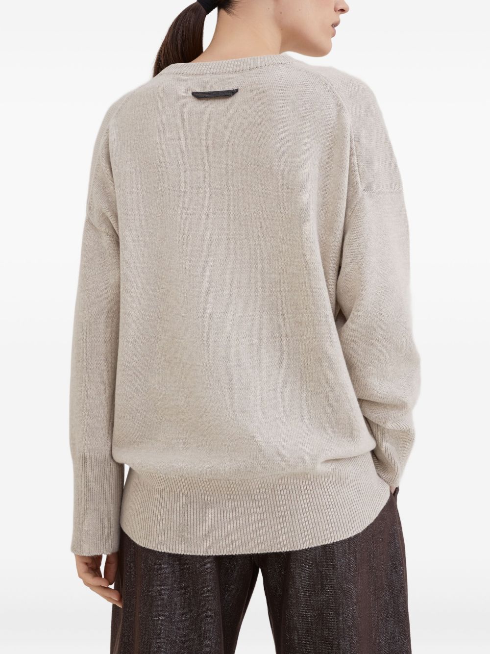 Brunello Cucinelli Crewneck Sweater Beige