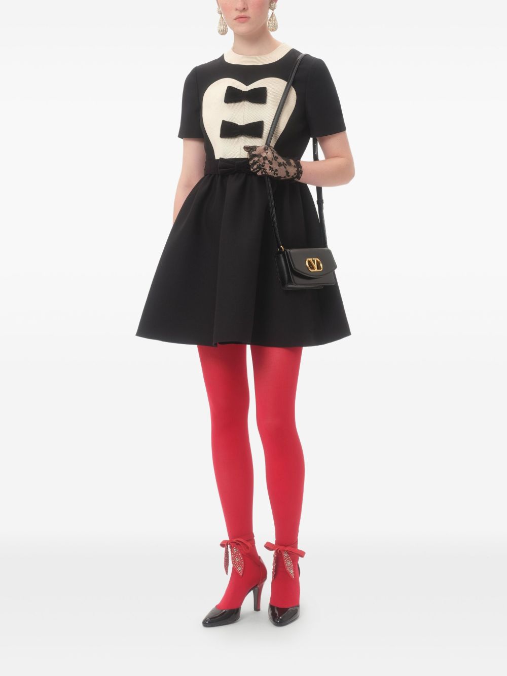 Valentino Garavani Vain Small Leather Clutch