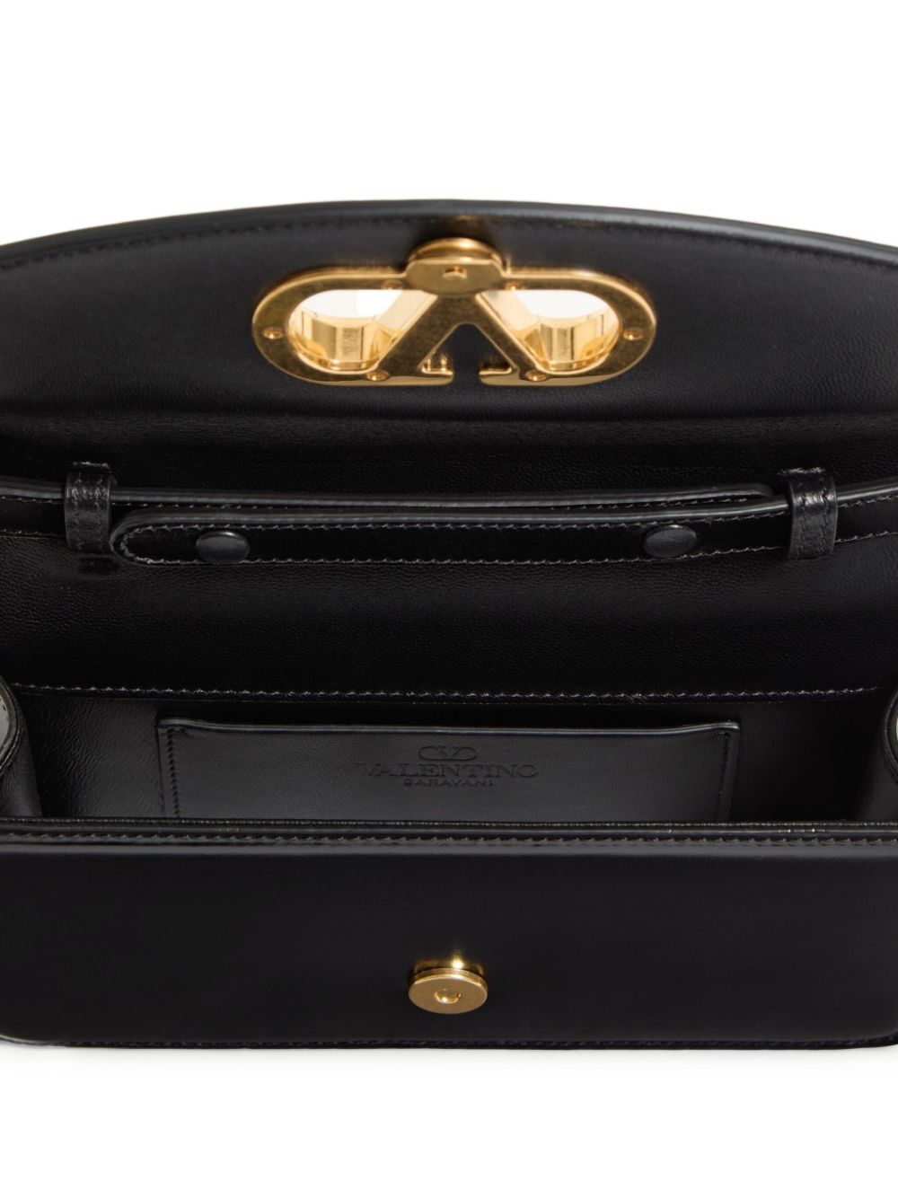 Valentino Garavani Vain Small Leather Clutch