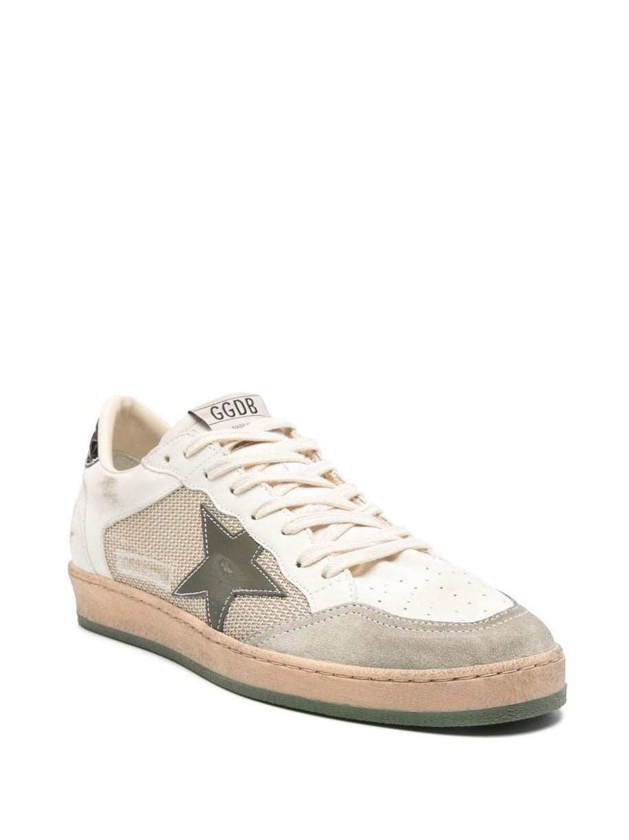 Golden Goose Ballstar Leather Sneakers - Brown