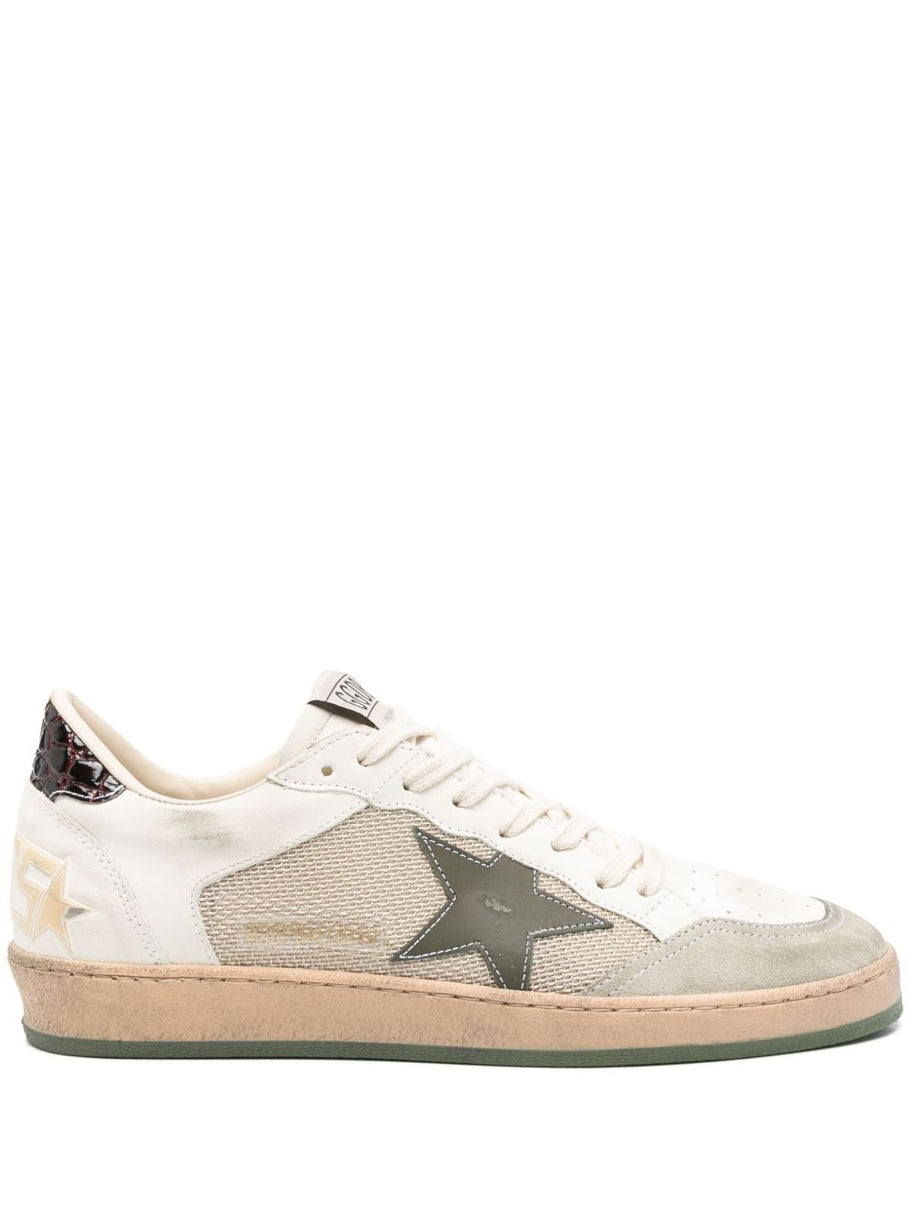 Golden Goose Ballstar Leather Sneakers - Brown