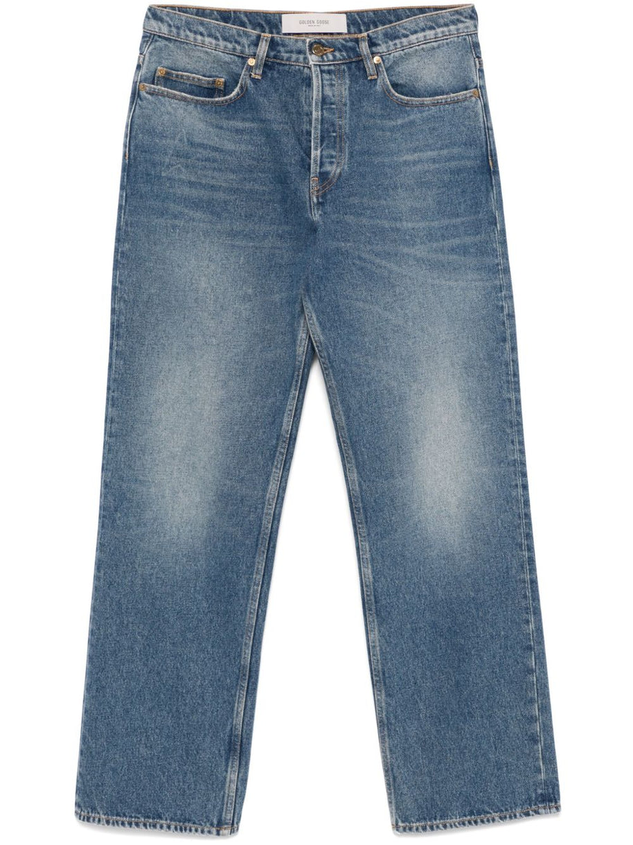 Golden Goose Skate Denim Cotton Jeans - Blue