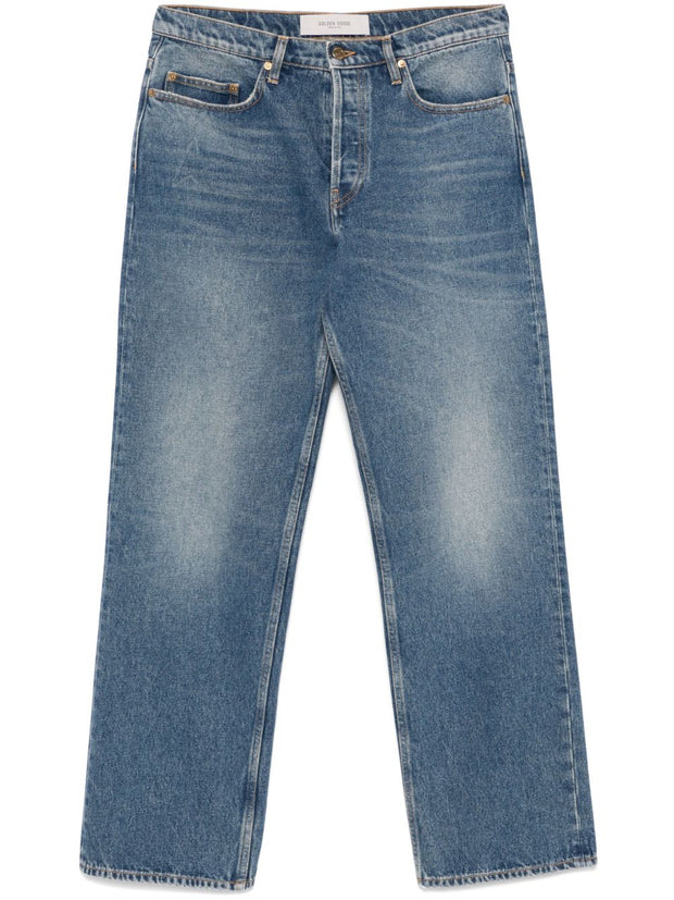 Golden Goose Skate Denim Cotton Jeans - Blue