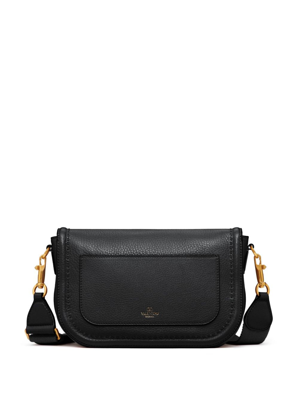 Valentino Garavani Alltime Grainy Calfskin Shoulder Bag