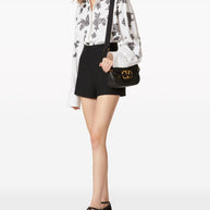 Valentino Garavani Alltime Grainy Calfskin Shoulder Bag