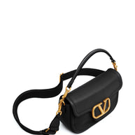 Valentino Garavani Alltime Grainy Calfskin Shoulder Bag