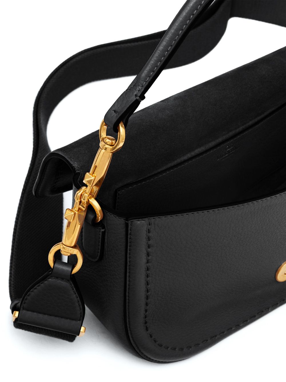 Valentino Garavani Alltime Grainy Calfskin Shoulder Bag