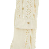 Valentino V Gold Cotton Socks - White