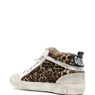 Golden Goose Mid Star Leather Sneakers - Brown