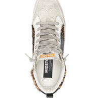Golden Goose Mid Star Leather Sneakers - Brown
