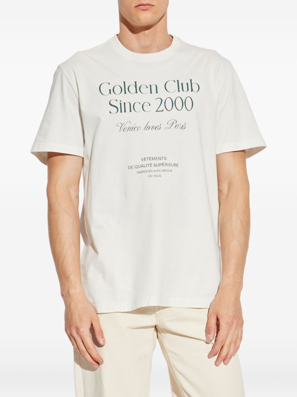 Golden Goose T-shirts And Polos White