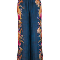 Zimmermann Ascension Silk Trousers - Blue