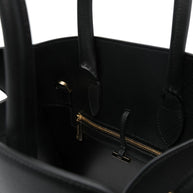 Ferragamo Hug Small Leather Tote Bag Black