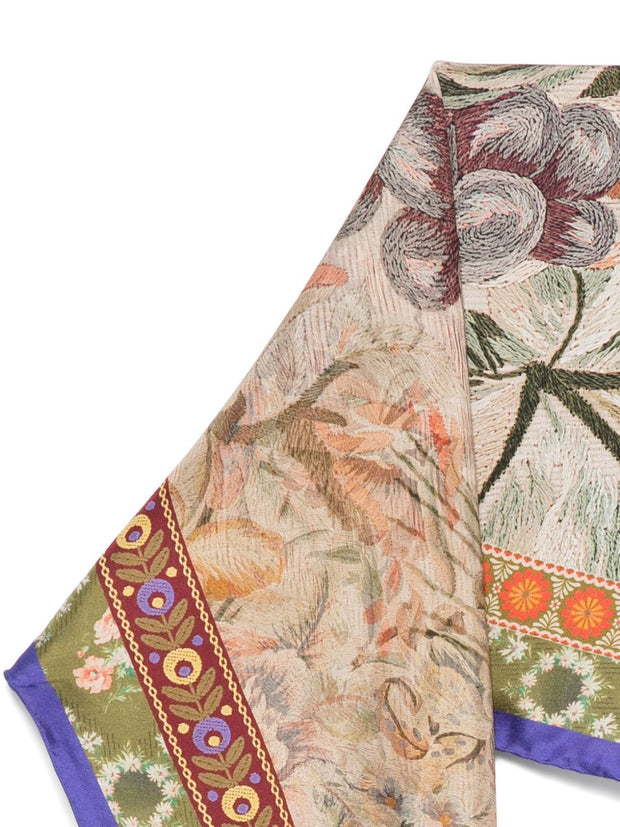 Pierre Louis Mascia Printed Silk Scarf