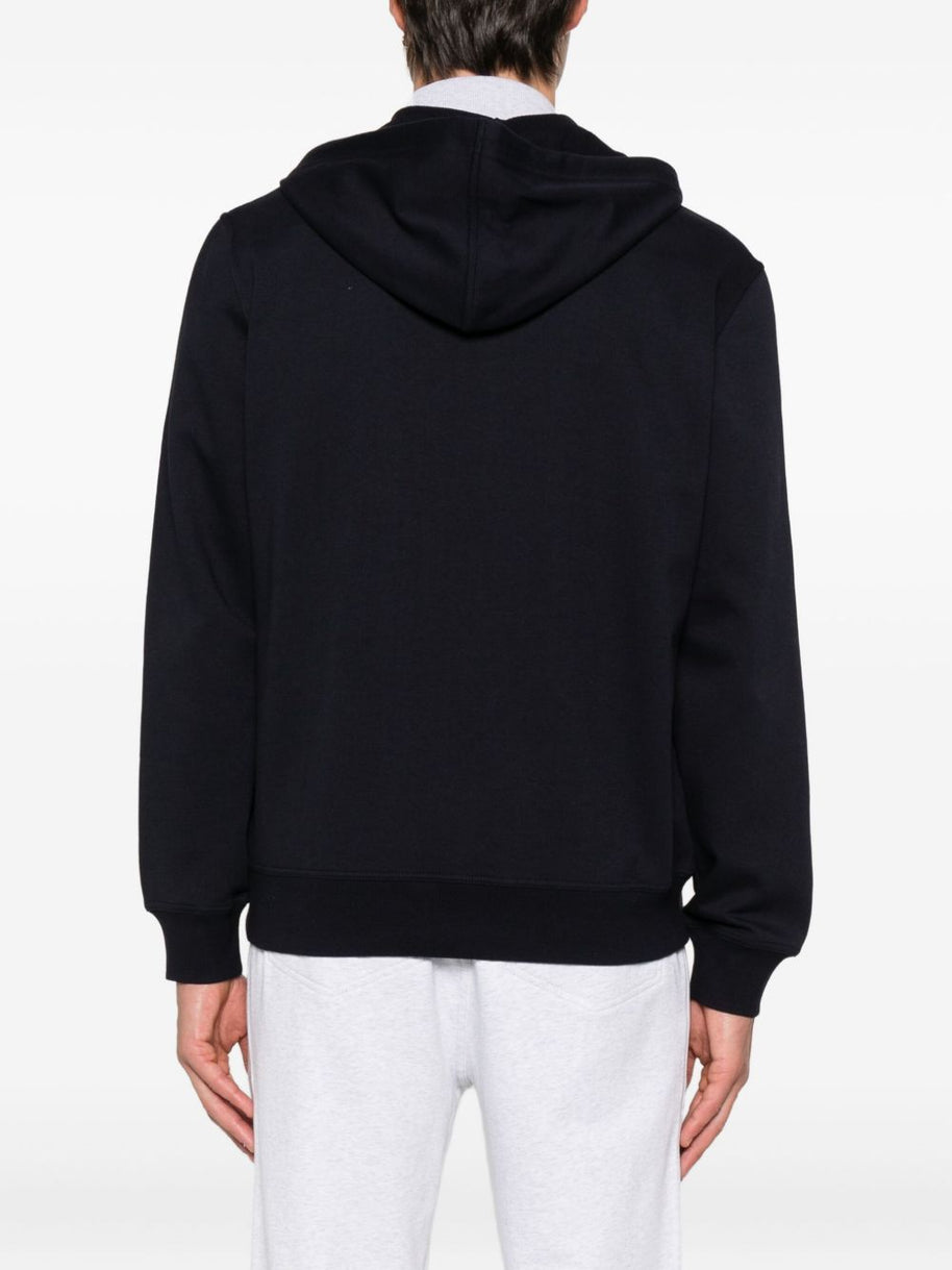 Brunello Cucinelli Cotton Zipped Hoodie - Blue