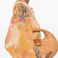 Zimmermann Ascension Cotton Mini Dress - Ochre