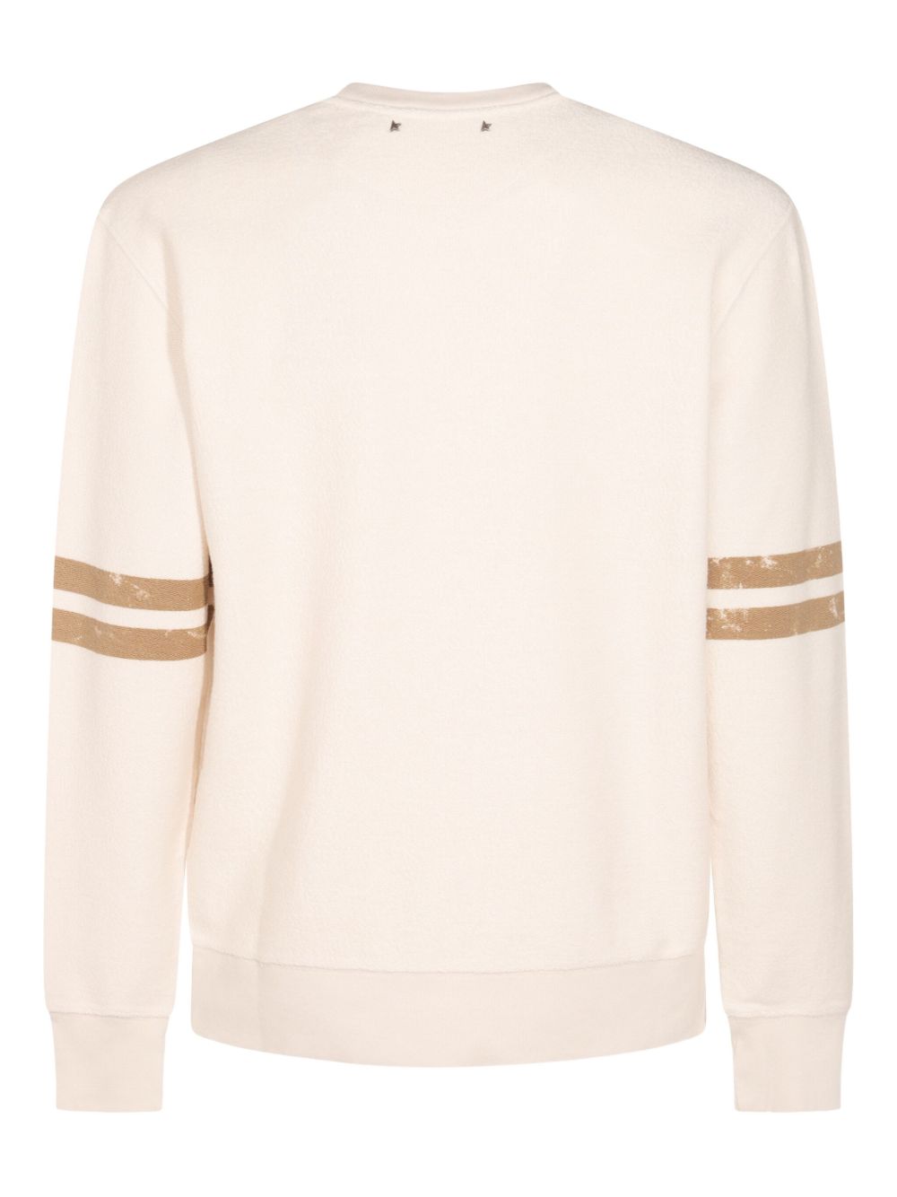 Golden Goose Logo Cotton Sweatshirt White