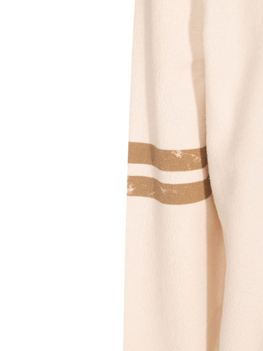 Golden Goose Logo Cotton Sweatshirt - White