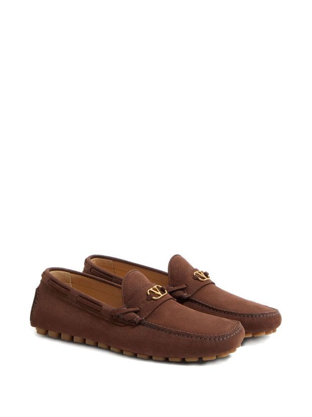 Valentino Garavani Driving Loafers - Brown