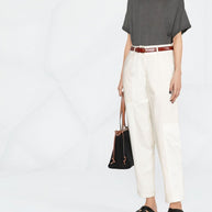 Brunello Cucinelli Cashmere And Silk T-shirt - Grey