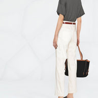 Brunello Cucinelli Cashmere And Silk T-shirt - Grey