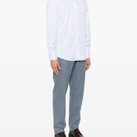 Brunello Cucinelli Cotton Shirt - Clear Blue