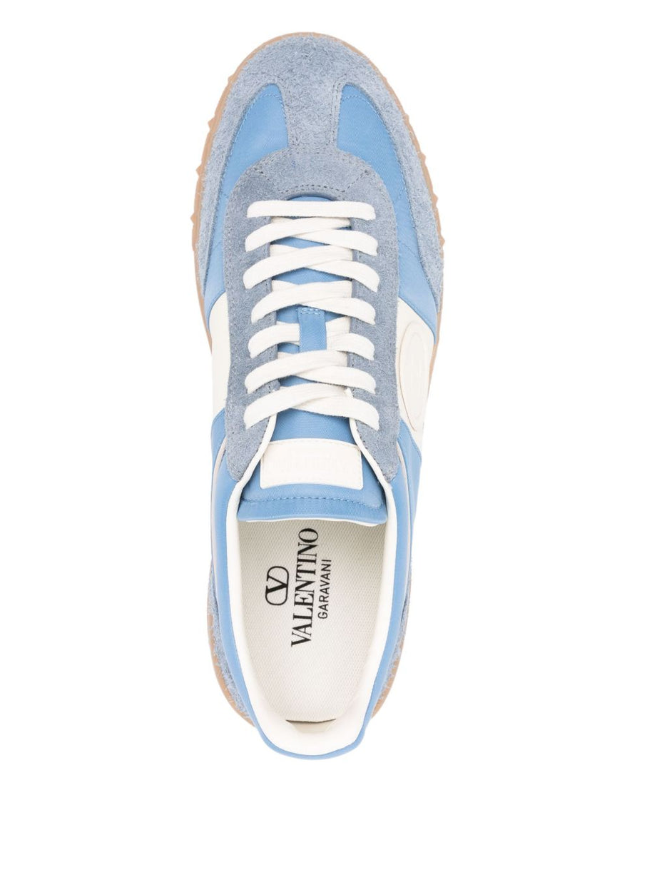Valentino Garavani UpVillage Leather Sneakers - Clear Blue