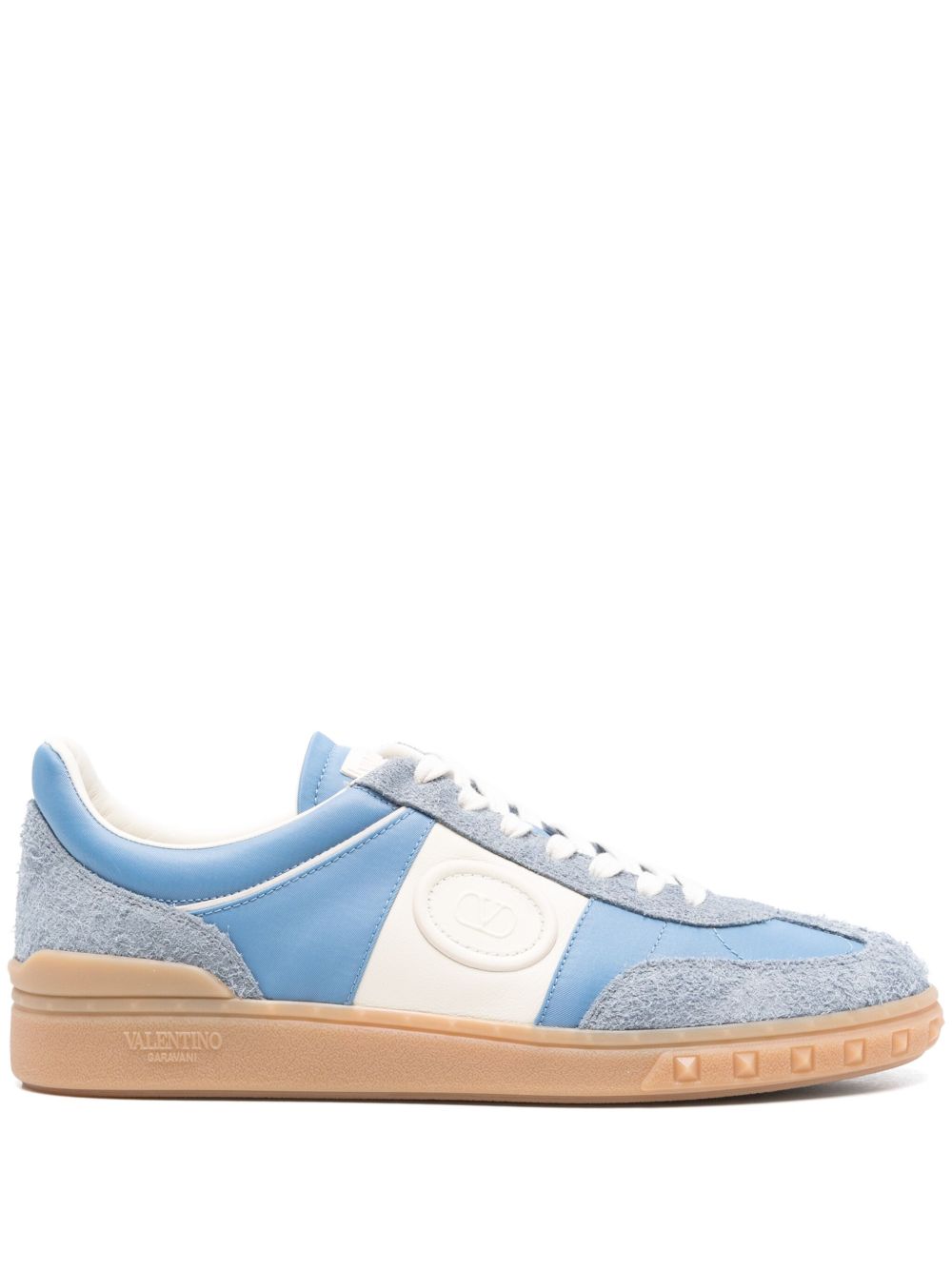 Valentino Garavani UpVillage Leather Sneakers - Clear Blue