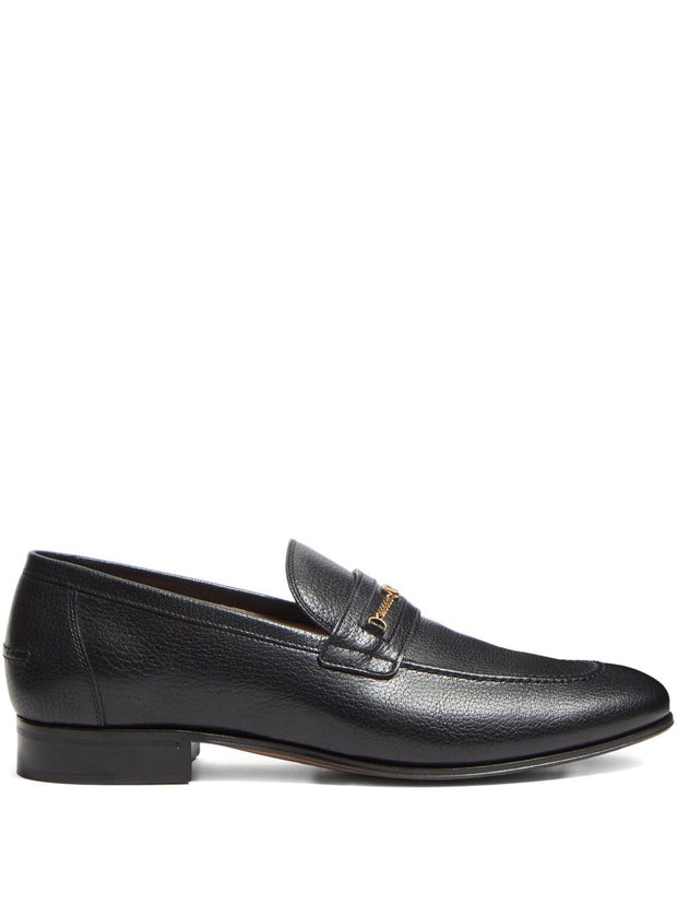 Valentino Garavani Leather Loafers - Black