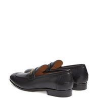 Valentino Garavani Leather Loafers - Black