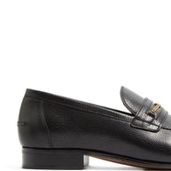 Valentino Garavani Leather Loafers - Black