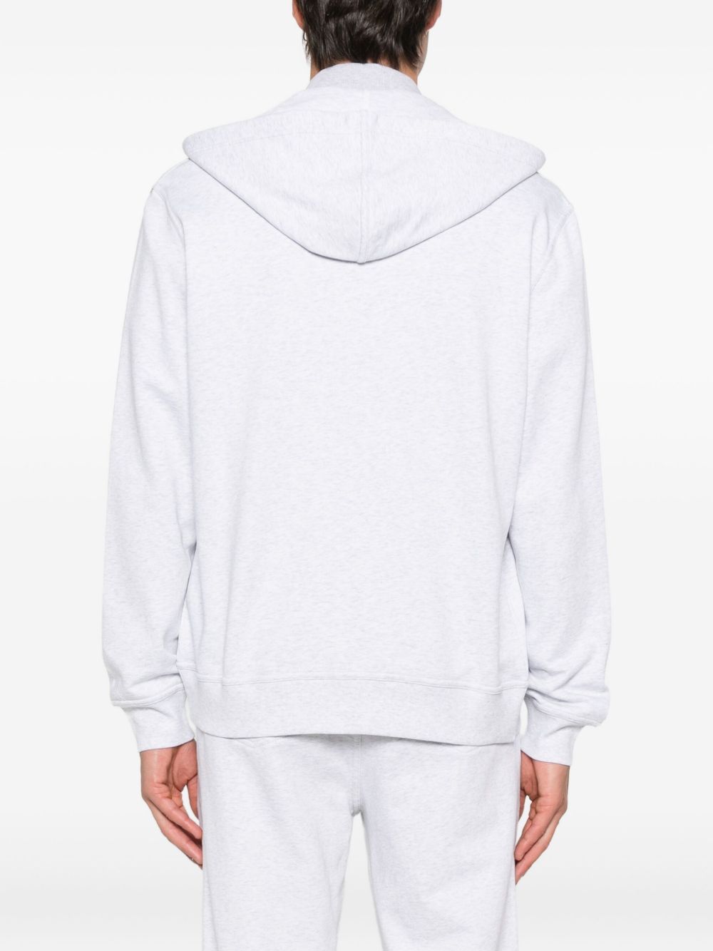 Brunello Cucinelli Cotton Zipped Hoodie - Light Grey