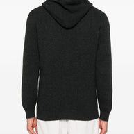 Brunello Cucinelli Cashmere Zipped Hoodie - Grey