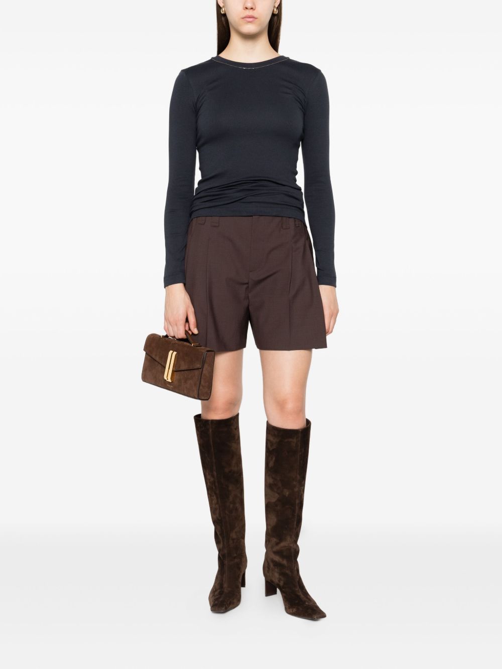 Brunello Cucinelli Monili Chain Cotton Jumper