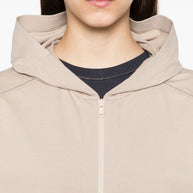 Brunello Cucinelli Cotton Zipped Hoodie - Beige