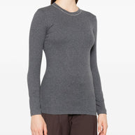 Brunello Cucinelli Cotton Crewneck Sweater - Grey