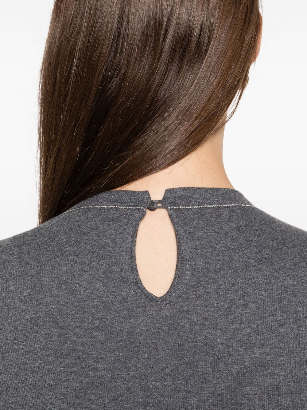 Brunello Cucinelli Cotton Crewneck Sweater - Grey