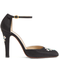 Valentino Garavani Embroidered Pumps - Black