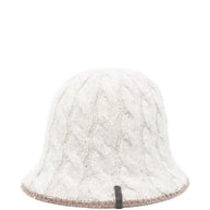 Brunello Cucinelli Wool Cloche Hat - White