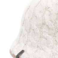 Brunello Cucinelli Wool Cloche Hat - White