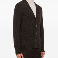 Brunello Cucinelli Wool V-necked Cardigan - Brown