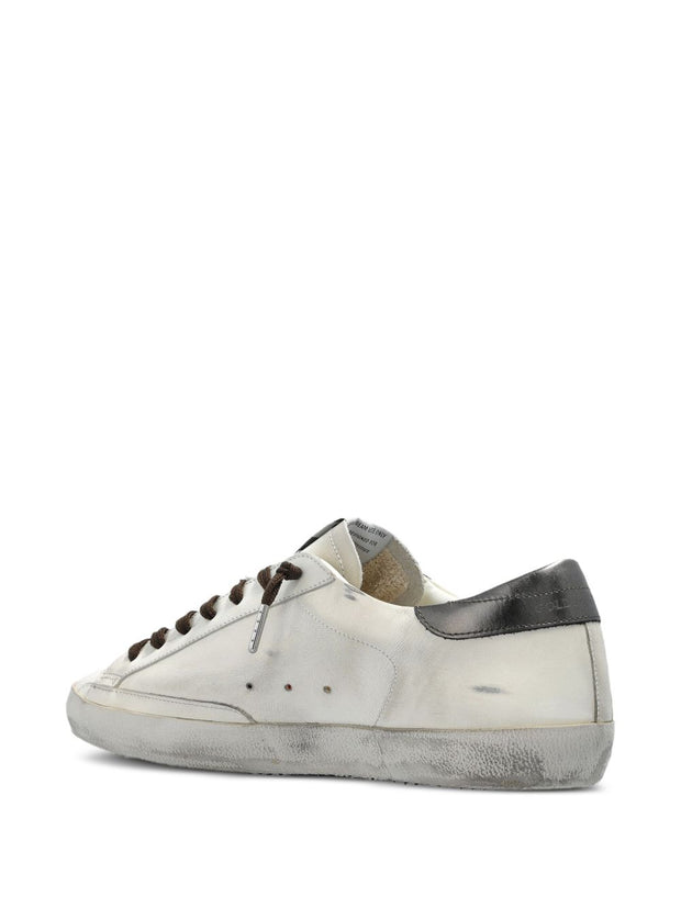 Golden Goose Super-Star Leather Sneakers - Grey
